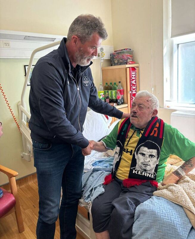 Rob said his dad was in "shock and awe" upon meeting his hero