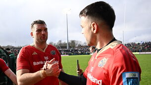 <p>MUNSTER MENTALITY: Munster players Tadhg Beirne, left, and Conor Murray. Pic: Seb Daly/Sportsfile</p>