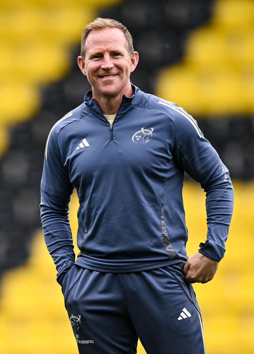 OLD PAL: Munster attack coach Mike Prendergast. Pic: Ramsey Cardy/Sportsfile