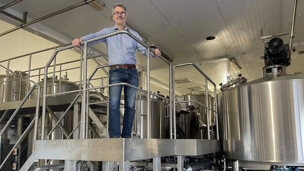 Co-founder and Master Brewer Shane Long in the Changing Times Brewery in Glasnevin. Shane is a veteran of the industry and is also part of the Original 7 microbrewery on Cork's North Mall, having himself founded it as the Franciscan Well 27 years ago.