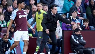 <p>Unai Emery is preparing Aston Vila for their Champions League test (Jacob King/PA)</p>