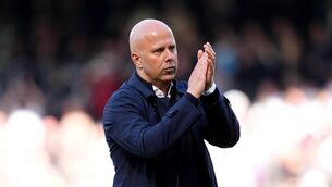 <p>Arne Slot’s leaders Liverpool lost at Fulham (Adam Davy/PA)</p>