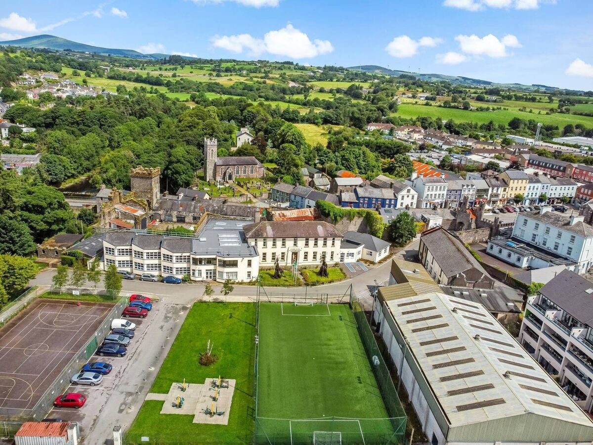 McEgan College in Macroom, Co Cork. 'Boetius McEgan was hanged because he refused to advocate for surrender. ETB schools should be similarly resolute for the values they stand for — without the necessity for another Carrigadrohid martyrdom.' Picture: Facebook/McEgan College