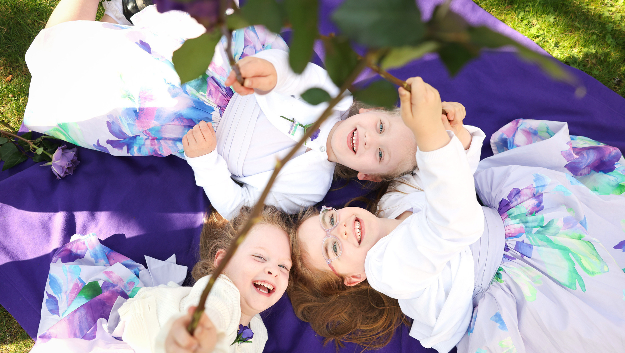 At the launch of 65 Roses Day in aid of Cystic Fibrosis Ireland at the Mansion House in Dublin on Monday were CF ambassadors, Annie, Bonnie, and Izzy, all aged five. The nationwide event takes place on Friday, April 11. Pictures: Marc O'Sullivan