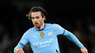 <p>A man has been charged with assault for allegedly slapping Jack Grealish at Old Trafford at the end of the goalless derby between Manchester United and Manchester City on Sunday.</p>