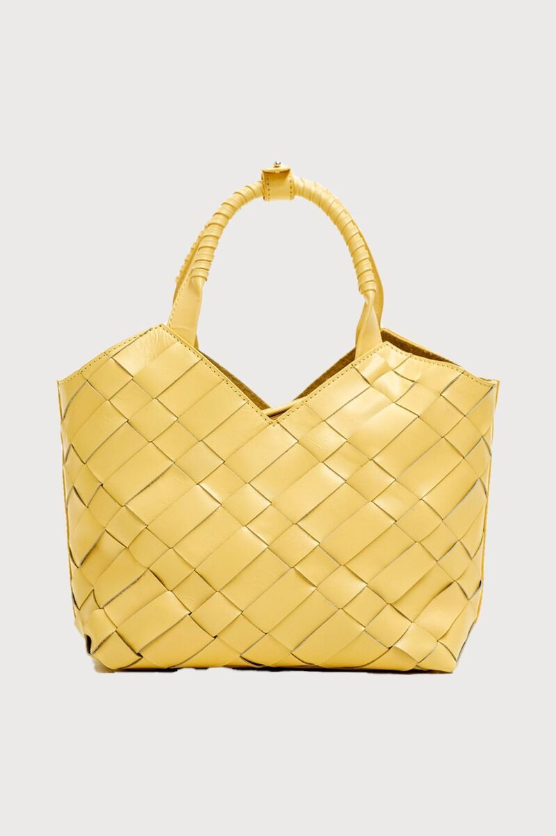 Fashion Yellow Woven Bag, €289, ALEO