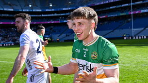 <p>Offaly captain Lee Pearson is among a core of senior players who won an All-Ireland U-20 title in 2021. Pic: Piaras Ó Mídheach/Sportsfile</p>