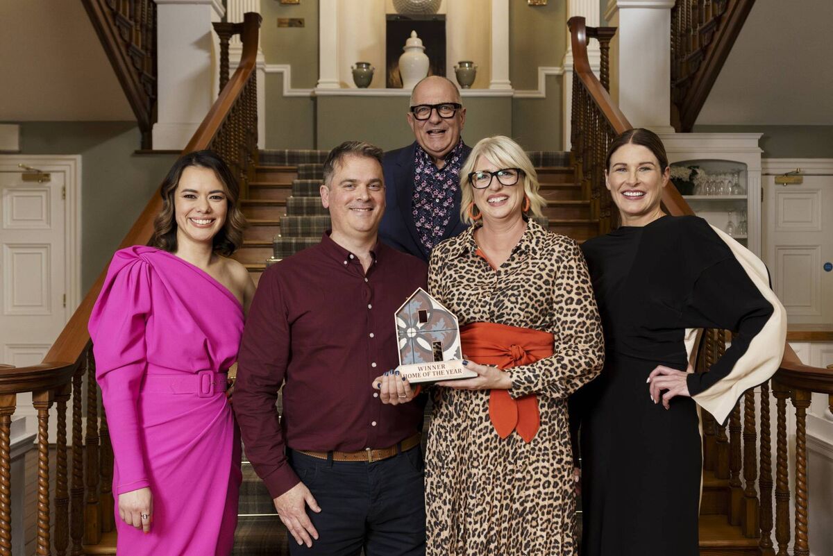 Amy and Eoin Martin with Siobhan Lam, Hugh Wallace and Amanda Bone.