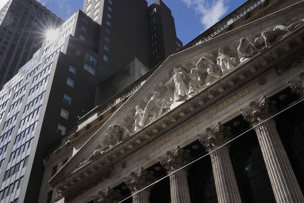 The New York Stock Exchange is seen in New York, Tuesday, April 8, 2025. Picture: AP Photo/Seth Wenig