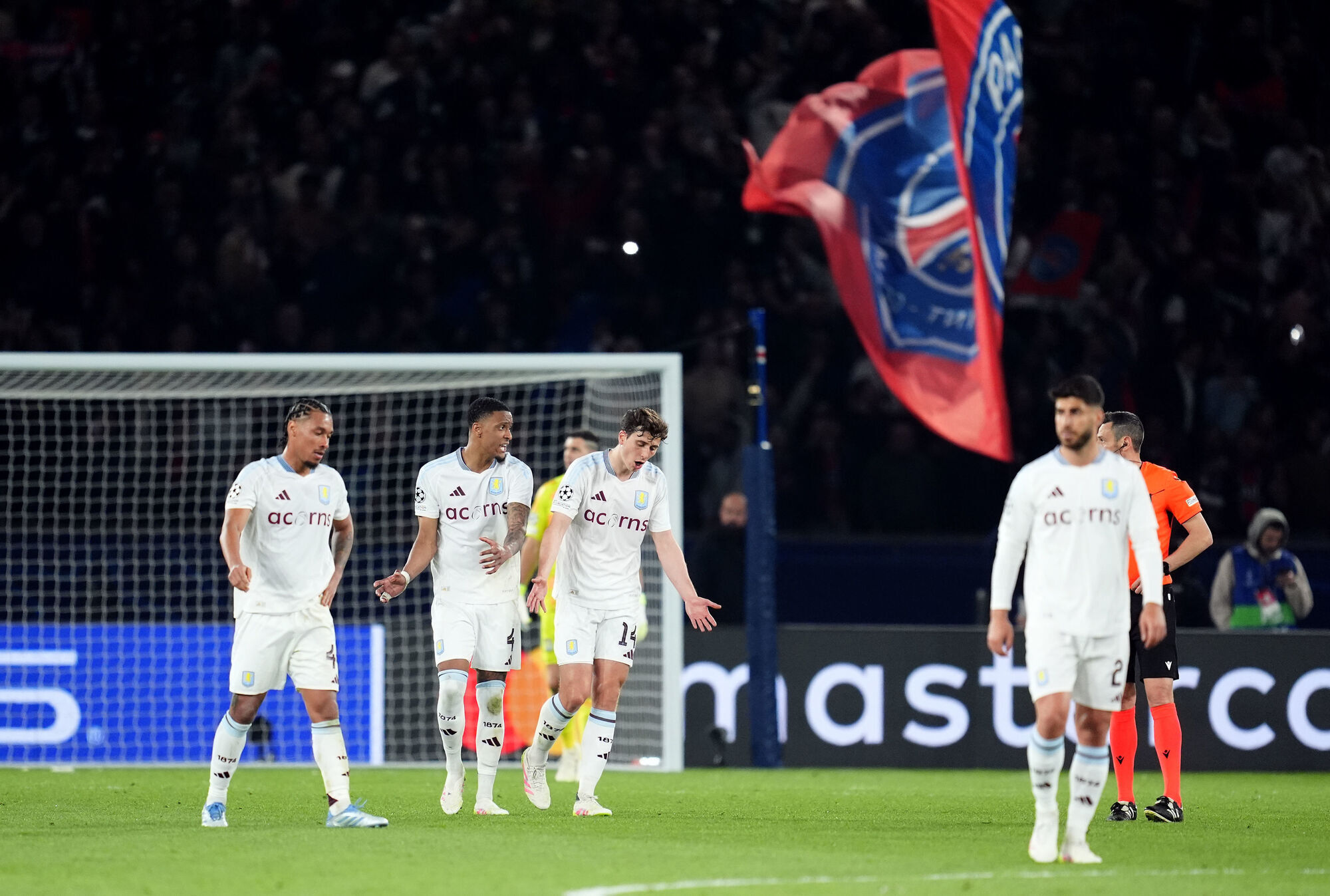 Advantage PSG as late Mendes effort leaves Villa with hill to climb 