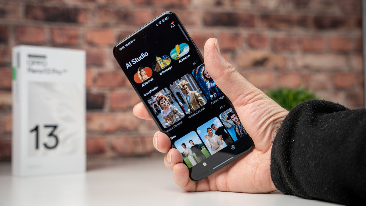 AI Studio is a lot of fun, but the results are unpredictable. Picture: Noel Campion.