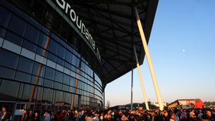 <p>Manchester United fans faced several issues before and after their Europa League tie in Lyon. Pic: Adam Davy/PA</p>