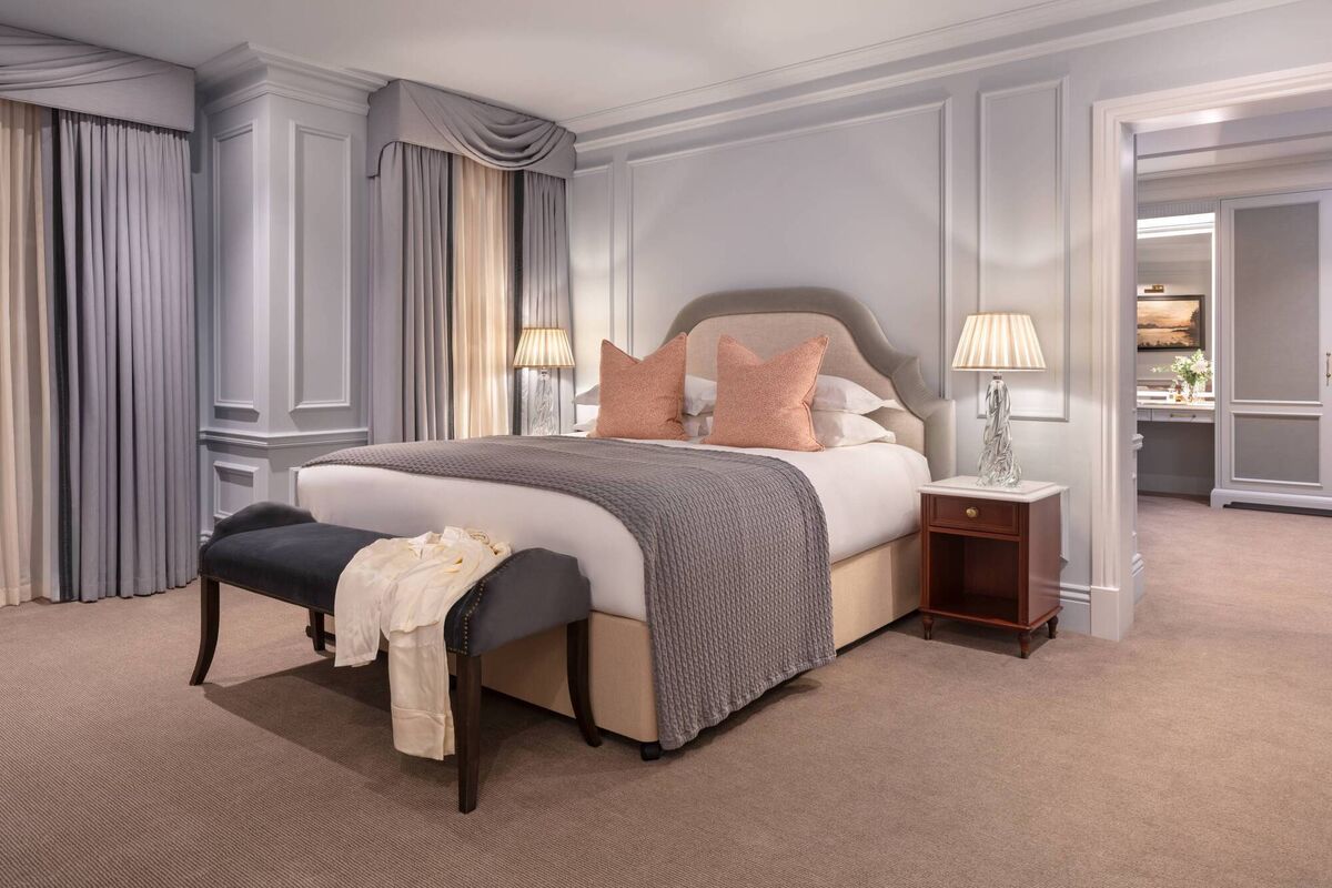 The Presidential Suite at the Hayfield Manor in Cork. The Presidential Suite at the Hayfield Manor in Cork.