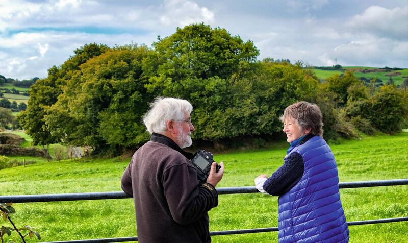 Jo Kerrigan and Richard Mills researching for Irish Fairy Forts: Portals to the Past