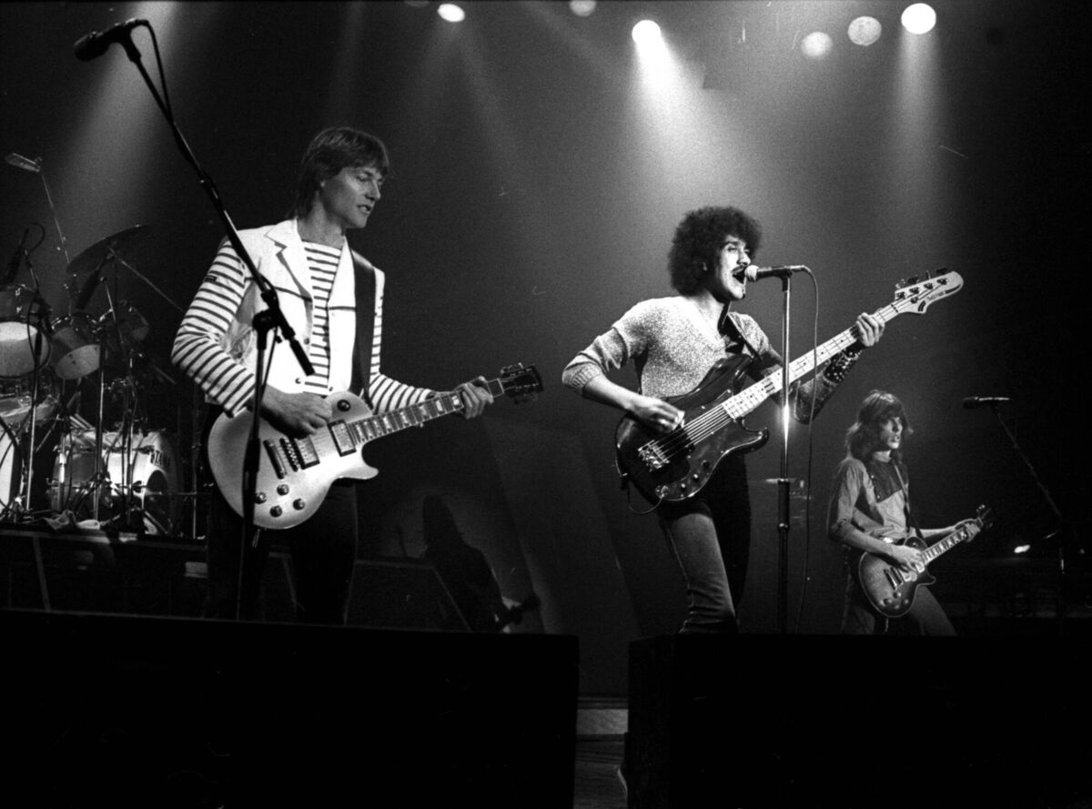   Thin Lizzy at Cork City Hall  in 1982. Picture: Irish Examiner Archive