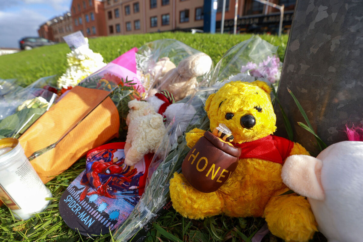 Flowers and soft toys left on Atlantic Way in Bundoran town in tribute to Ronan Wilson from Kildress in Co Tyrone, who was killed in a hit-and-run in September 2023. Picture: Liam McBurney/PA Flowers and soft toys left on Atlantic Way in Bundoran town in tribute to Ronan Wilson from Kildress in Co Tyrone, who was killed in a hit-and-run in September 2023. Picture: Liam McBurney/PA