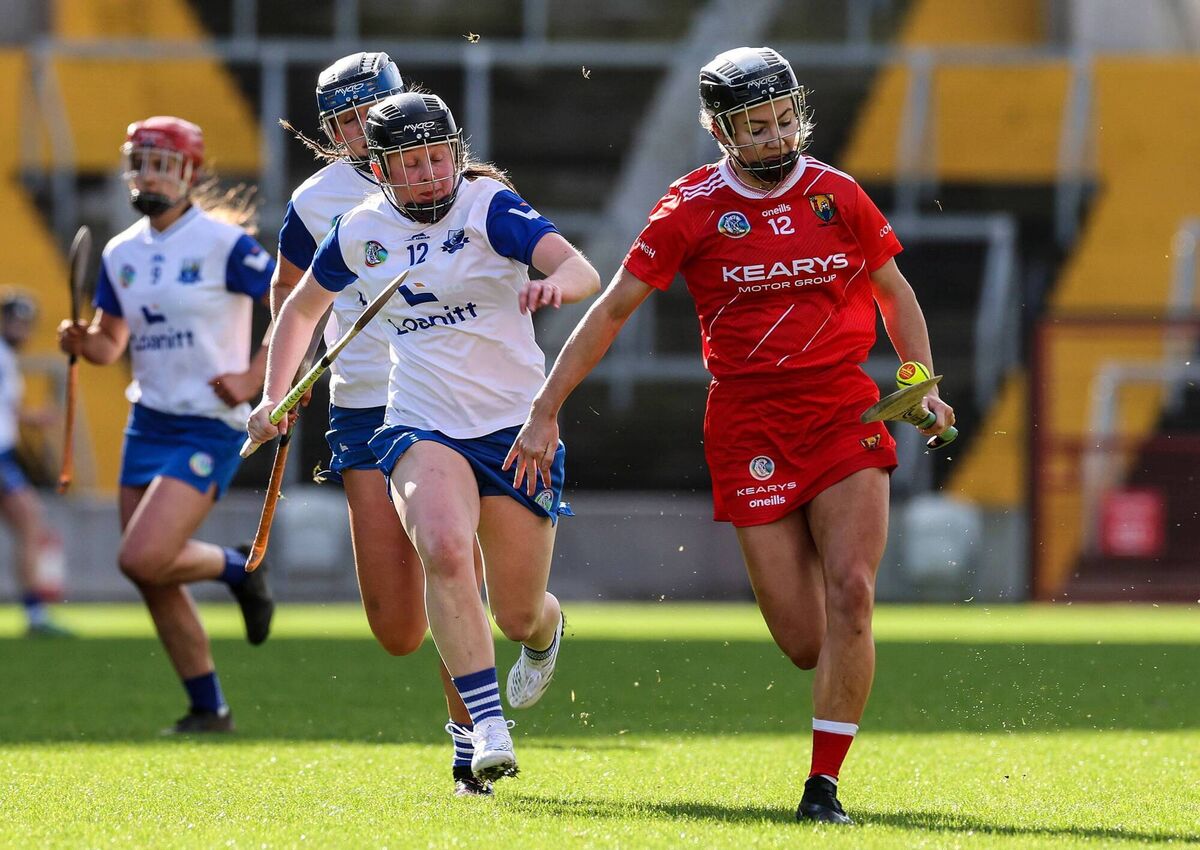 Saoirse McCarthy playing for Cork against Waterford in the National Camogie League. Her side face Galway in this weekend's Division 1A final aiming to win their first league title since 2013. Pic: INPHO/Lorraine O’Sullivan Saoirse McCarthy playing for Cork against Waterford in the National Camogie League. Her side face Galway in this weekend's Division 1A final aiming to win their first league title since 2013. Pic: INPHO/Lorraine O’Sullivan