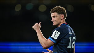 <p>PULLING THE STRINGS: Jordie Barrett gave Leinster more than simply a performance to match anything from anyone anywhere since the advent of the European Cup 30 years ago. Pic: Sam Barnes/Sportsfile</p>