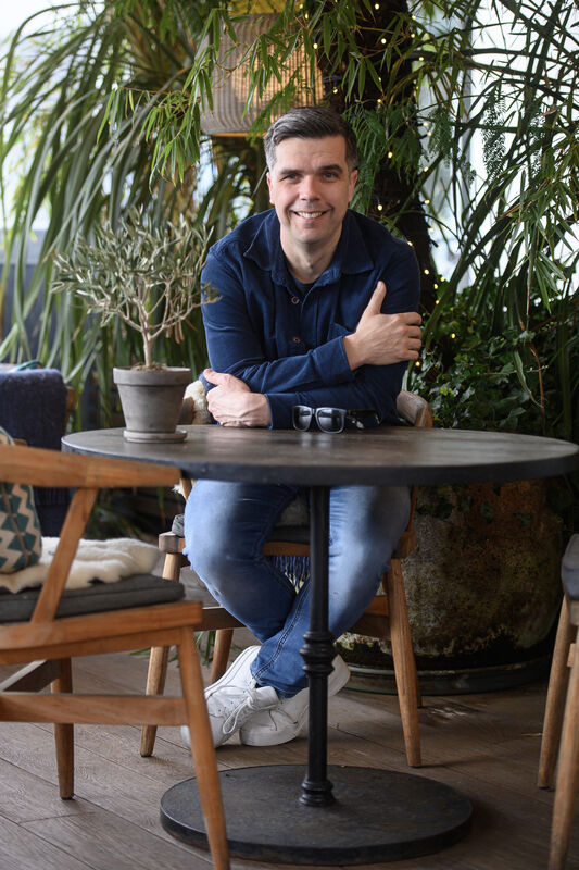  Comedian Chris Kent. Picture: Dan Linehan