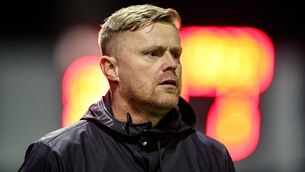 <p>IN THE LIMELIGHT: Shelbourne manager Damien Duff during the SSE Airtricity Men's Premier Division match between Shelbourne and Bohemians at Tolka Park in Dublin. Pic: Thomas Flinkow/Sportsfile</p>