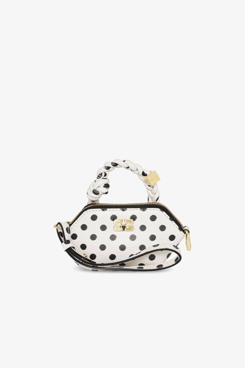 Fashion Polka dot nano 'Bou' bag, Ganni, €195