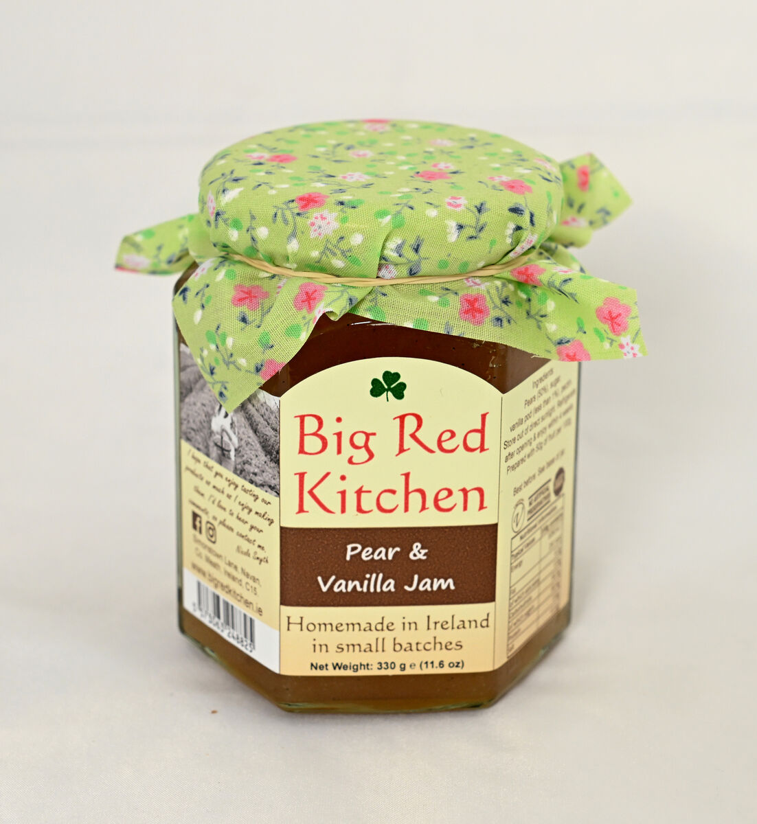 Big Red Kitchen pear and vanilla jam 330g. Picture Dan Linehan Big Red Kitchen pear and vanilla jam 330g. Picture Dan Linehan