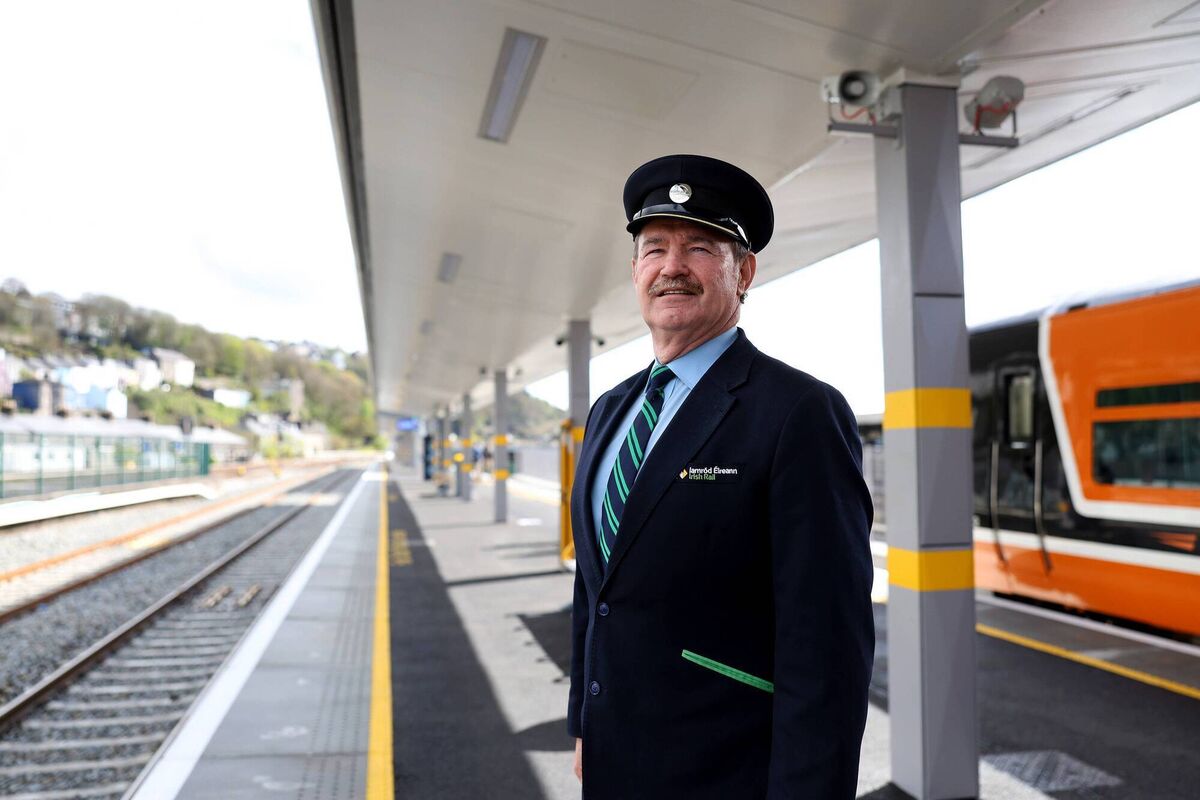 Iarnród Éireann Kent Station manager Ray Foley at the new €23m Platform 6, part of the first phase of heavy rail investment in the Cork Area Commuter Rail Programme. Picture: Jason Clarke Iarnród Éireann Kent Station manager Ray Foley at the new €23m Platform 6, part of the first phase of heavy rail investment in the Cork Area Commuter Rail Programme. Picture: Jason Clarke