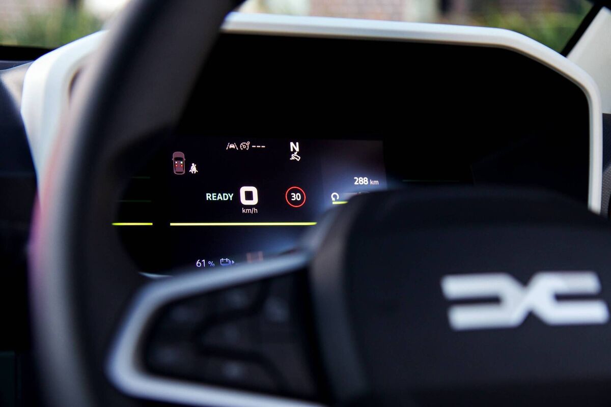 Dacia Spring futuristic interior