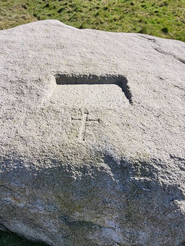 A mass rock on the St Patrick's way,