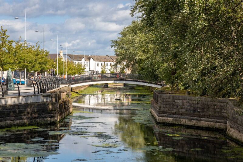 Bridge on the Newry Canal towpath.