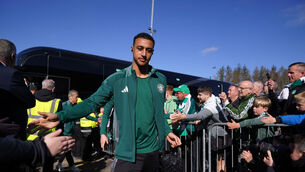<p>Celtic's Adam Idah. Pic: Andrew Milligan/PA Wire.</p>
