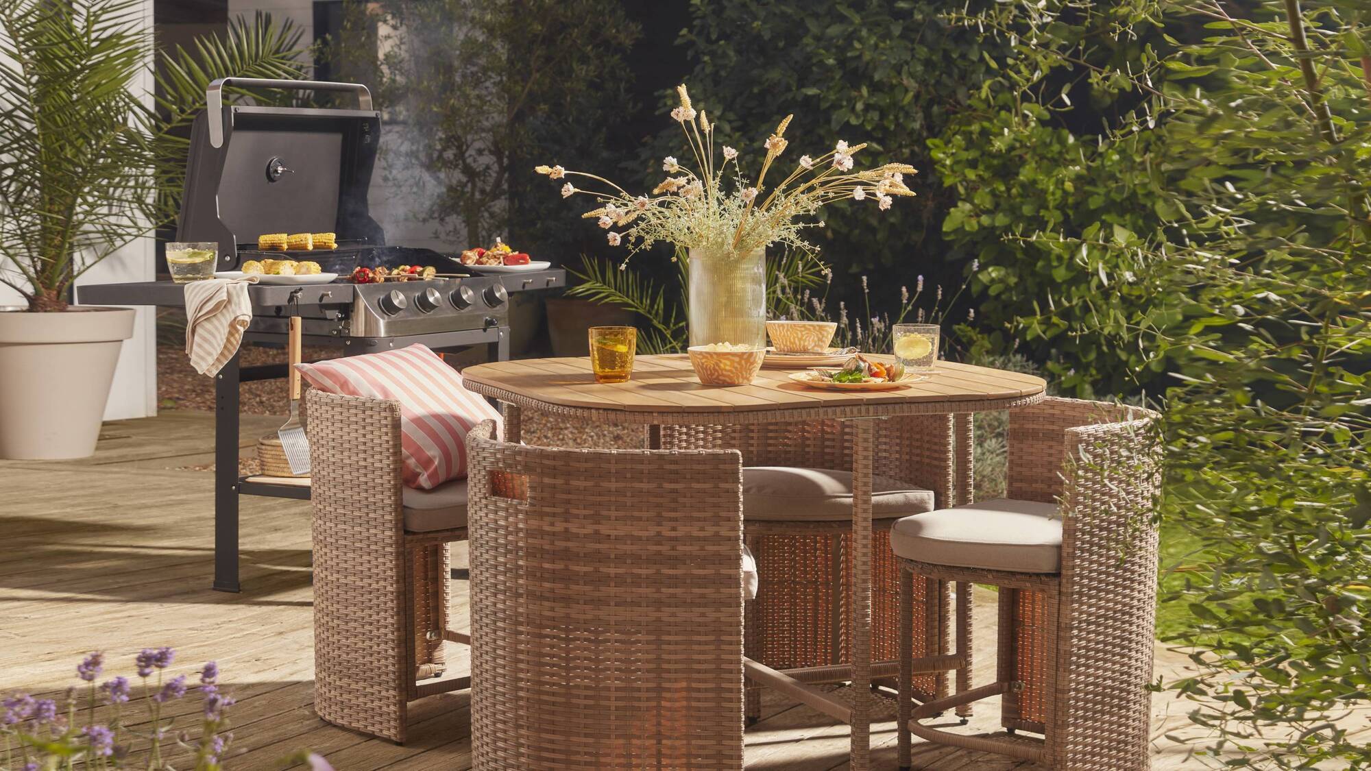 Creating a stylish, comfortable outdoor space you want to spend all your time in is easier than you think.