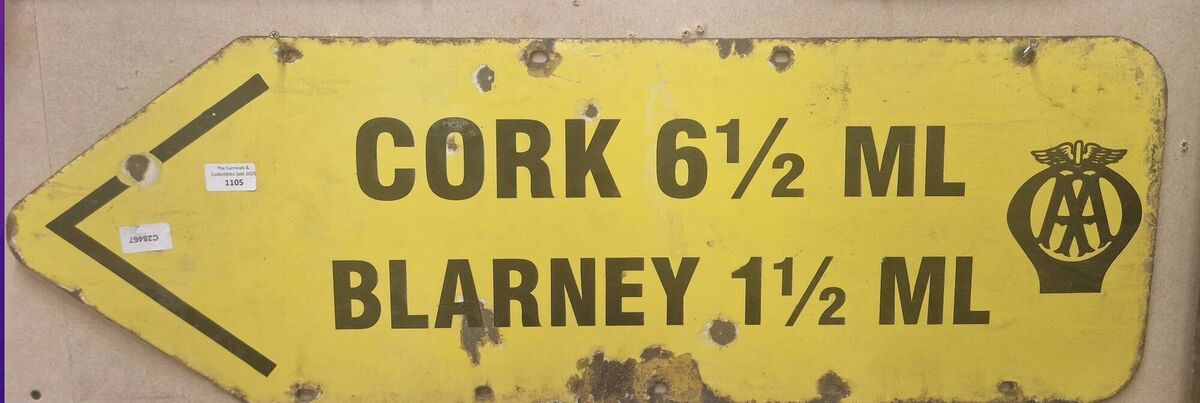 AA road sign at Victor Mee. AA road sign at Victor Mee.