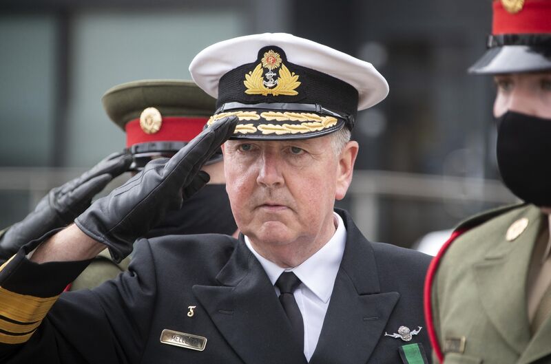  Former Defence Forces chief of staff Mark Mellett who hosted the webinar said surveillance by foreign actors 'may well be a ticking timebomb'. File picture: Colin Keegan/Collins