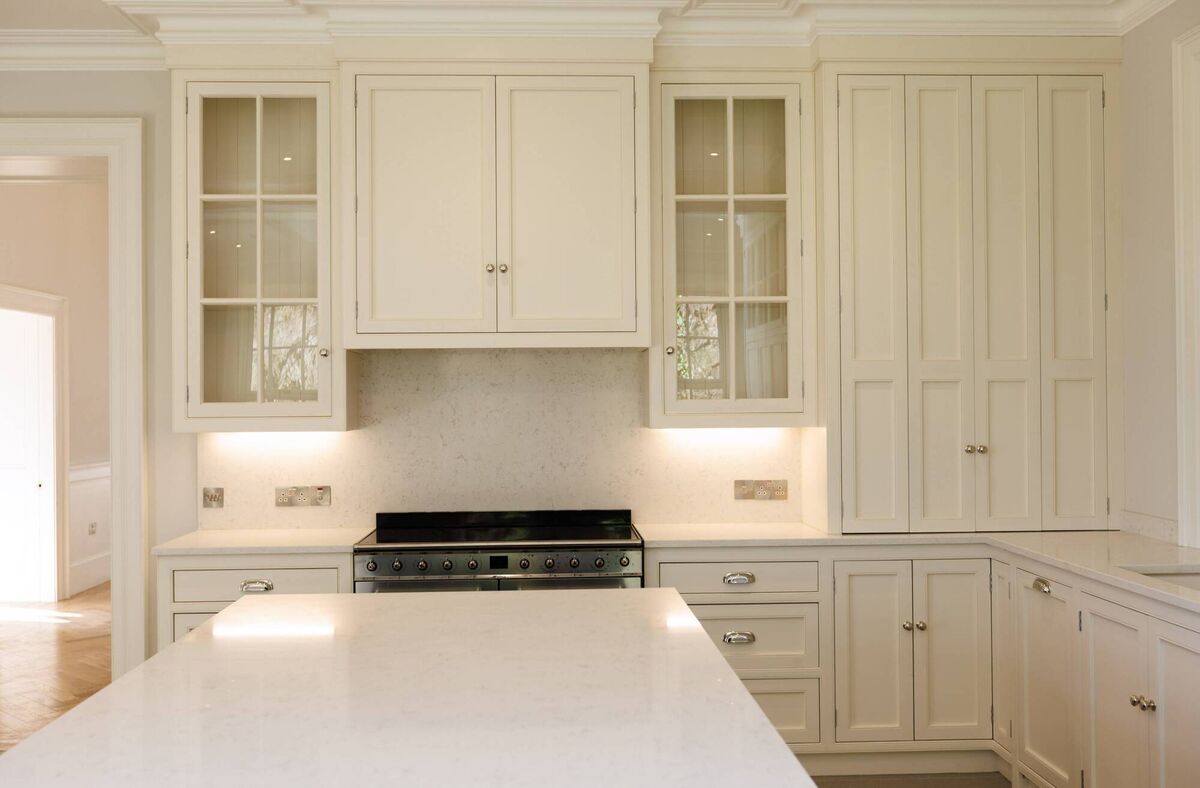 The kitchen at Carrig House, by Linehan Construction.