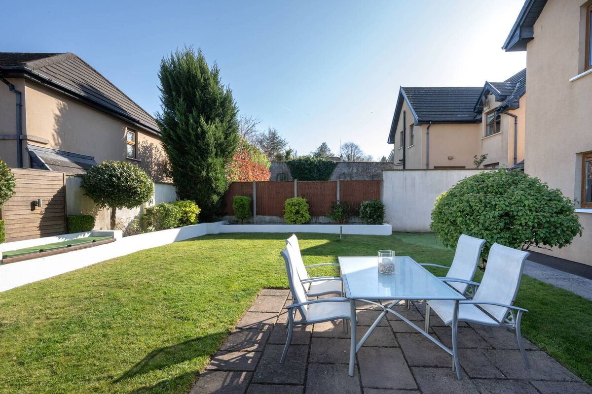 Even the garden's mature now at No  2 Monfield