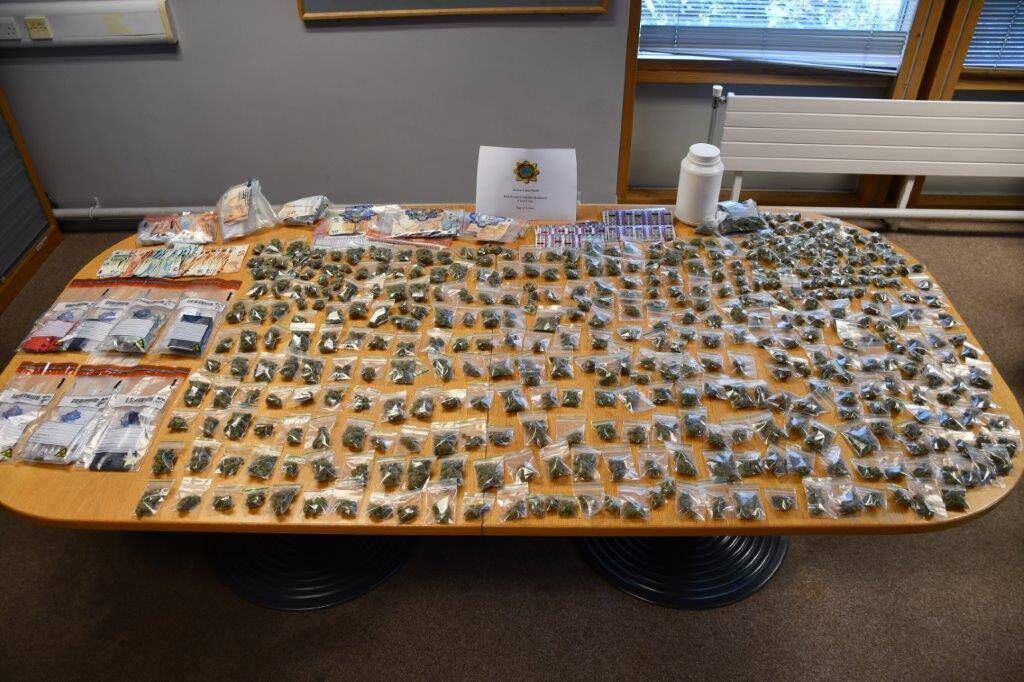 More than €75,000 worth of controlled substances was seized — including cannabis, cocaine, ketamine, heroin, and alprazolam. Picture: An Garda Síochána More than €75,000 worth of controlled substances was seized — including cannabis, cocaine, ketamine, heroin, and alprazolam. Picture: An Garda Síochána
