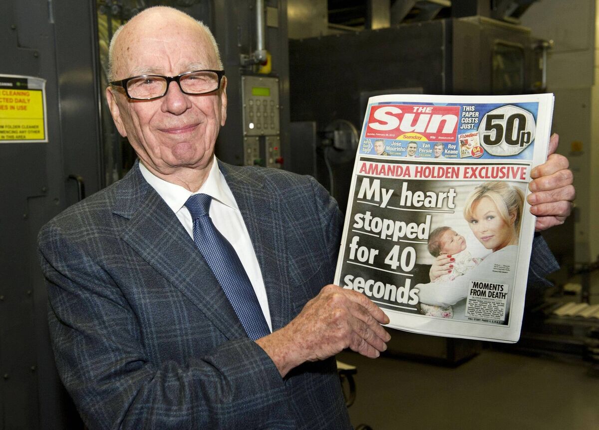 Rupert Murdoch 'seemed unconcerned' by Piers Morgan's regular column in The Sun, The Poofs of Pop, where he speculated on whether various male pop stars were gay. File photo: Arthur Edwards/PA/News International (NI Group Ltd)