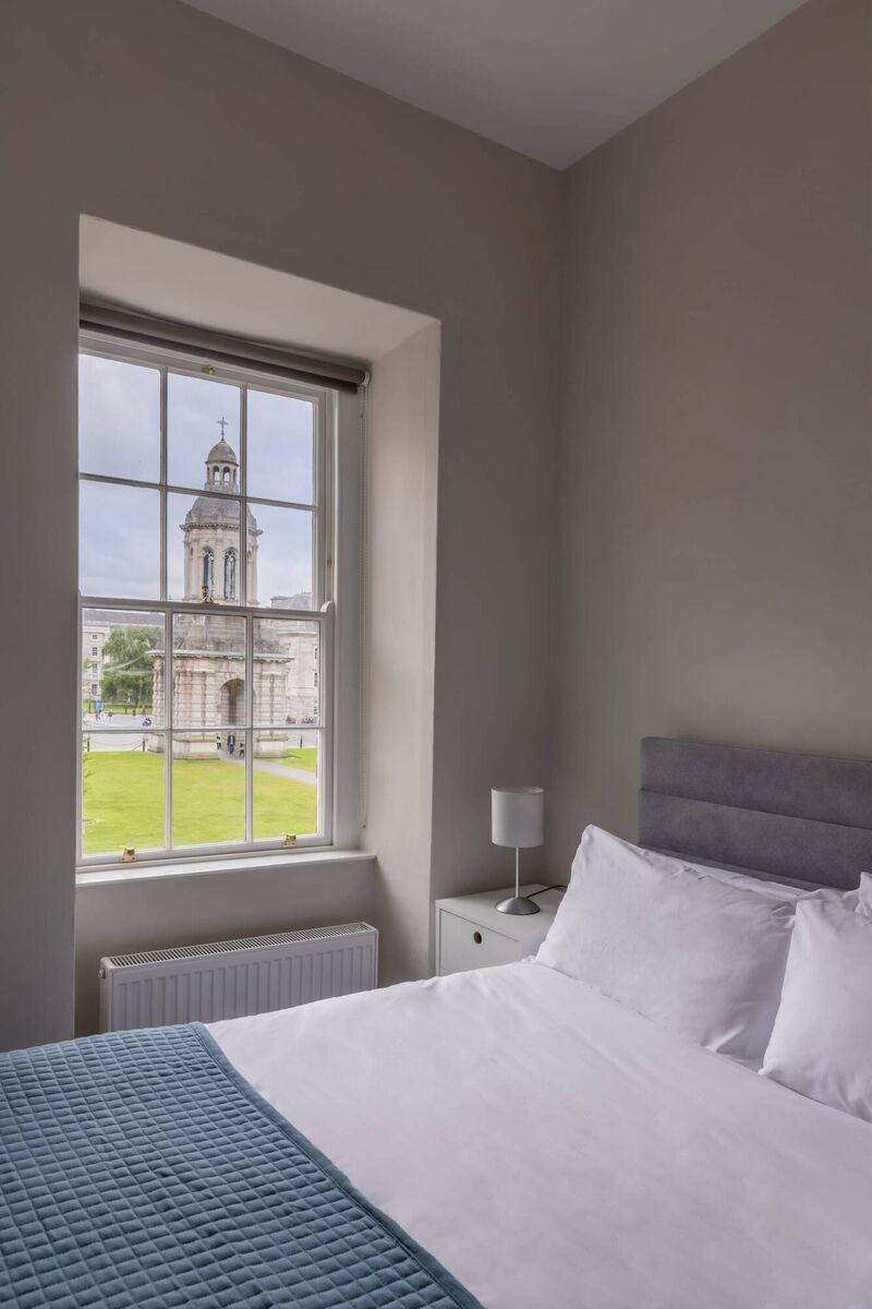 Accommodation in The Rubrics at Trinity College Dublin. Accommodation in The Rubrics at Trinity College Dublin.
