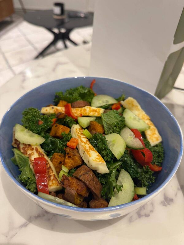 Nicole ate a lot of salads during her UPF-free week Nicole ate a lot of salads during her UPF-free week