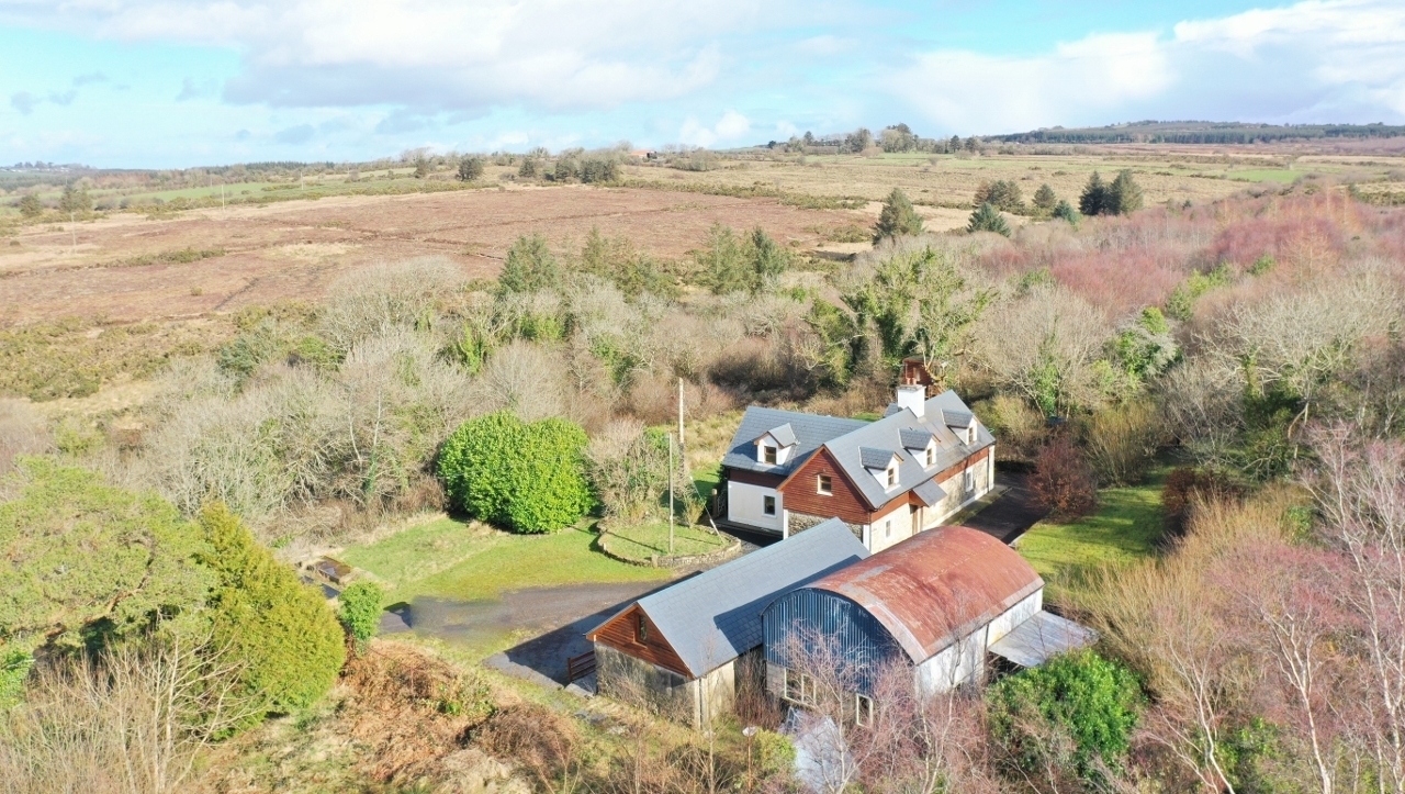 The house and outbuildings on 51.5 acres of land at Knockaunbrack, Listowel, Co Kerry.
