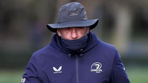 <p>STAR POWER: Leinster assistant coach Robin McBryde during a training session. Pic: ©INPHO/Andrew Conan.</p>