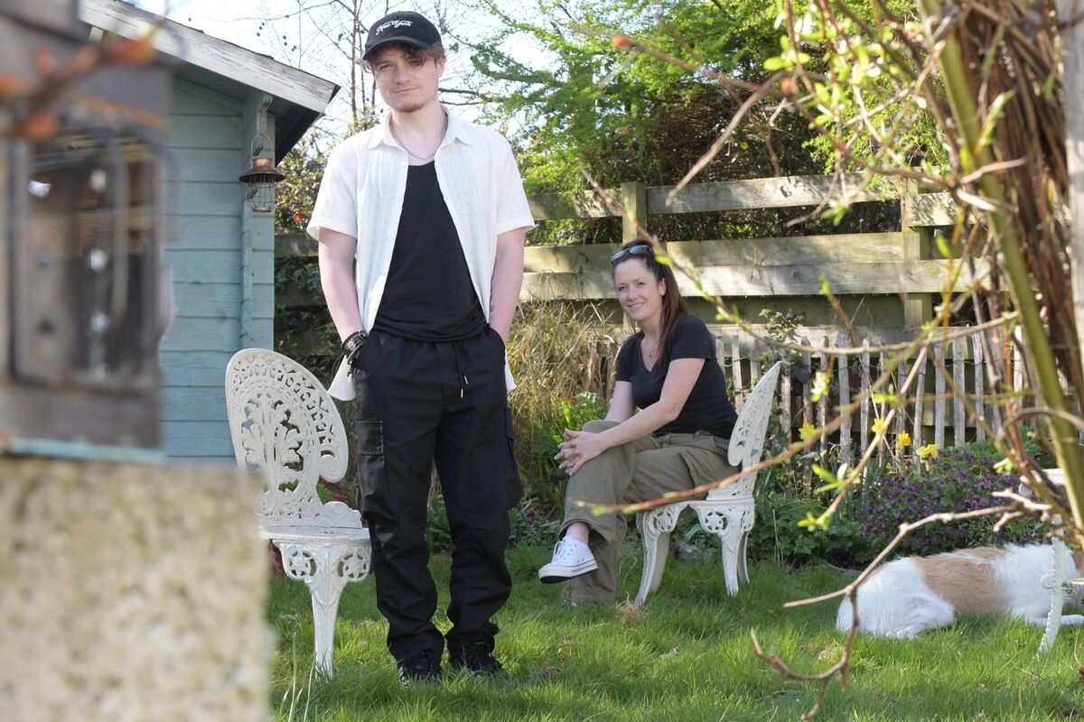  Christina Doyle: "I knew within weeks this was something serious. He could barely leave his bed, except to go to the toilet or to vomit. He had serious nose bleeds, 20 minutes long, huge clots of blood. His joints burned like fire." Picture: Moya Nolan