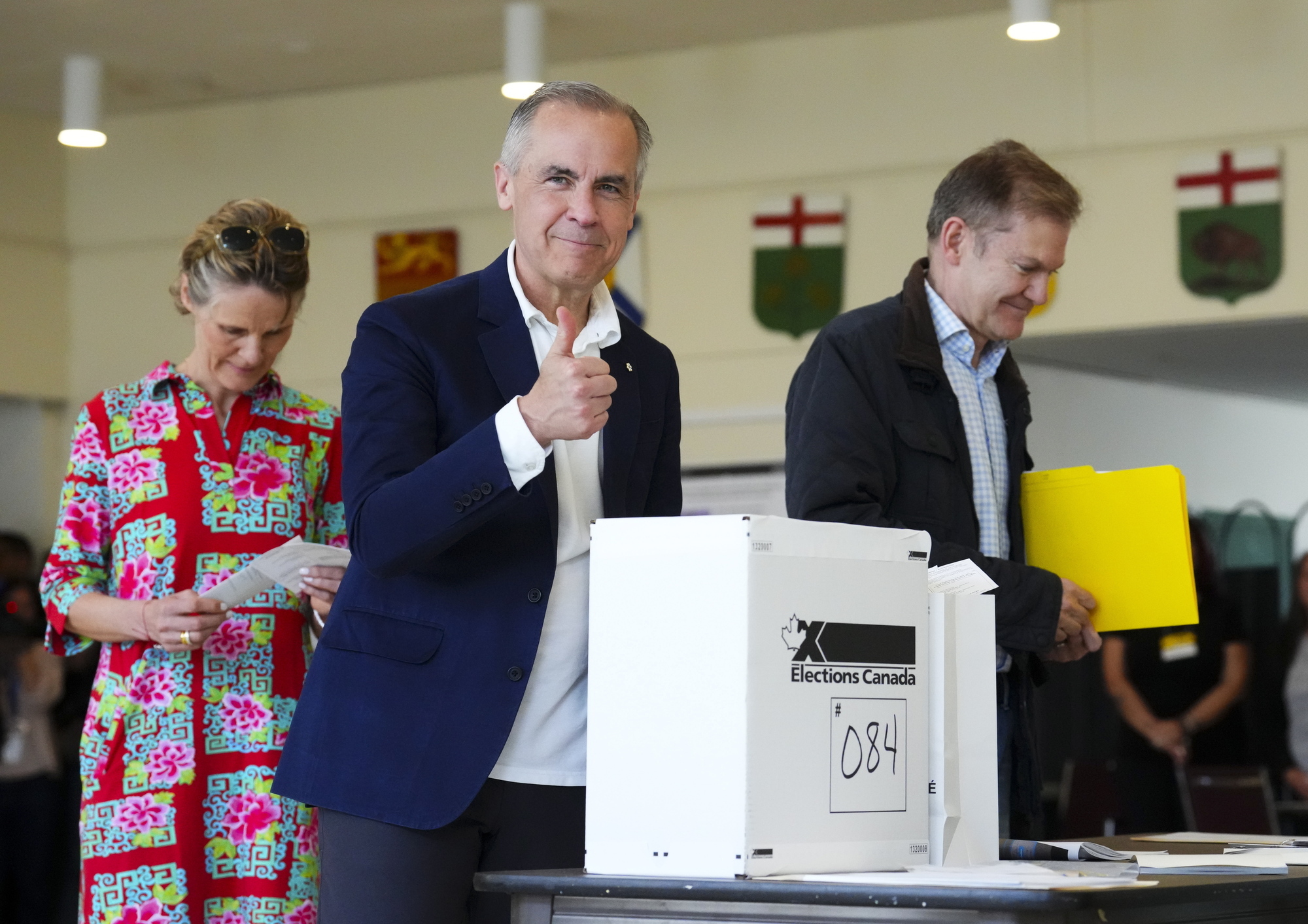 Mark Carney’s Liberals projected to win Canadian election