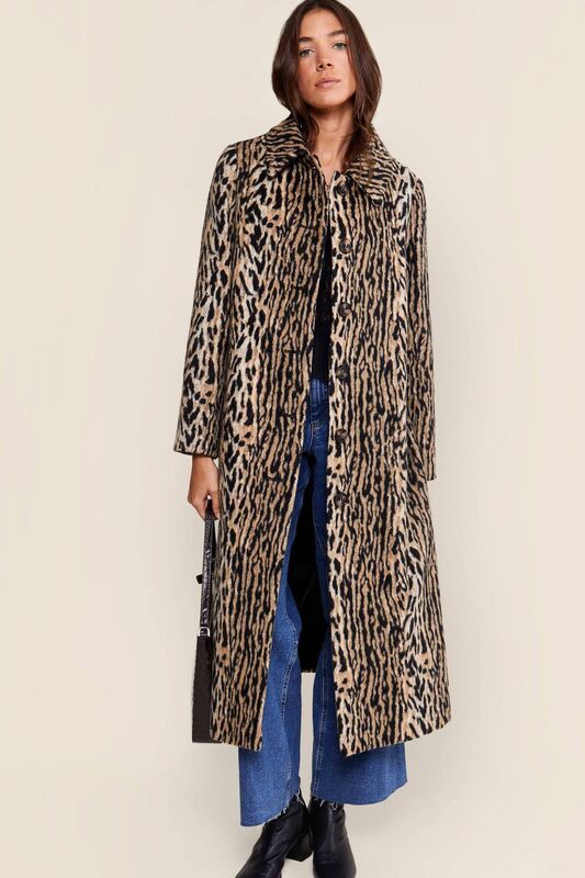 RIXO's cult leopard print coat