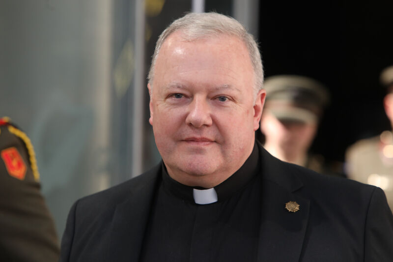 Mr Justice McDermott said Fr Paul Murphy, who was wearing civilian clothes at the time of the attack, just happened to be the first person the boy met at the gates that night. Picture: Collins Courts Mr Justice McDermott said Fr Paul Murphy, who was wearing civilian clothes at the time of the attack, just happened to be the first person the boy met at the gates that night. Picture: Collins Courts