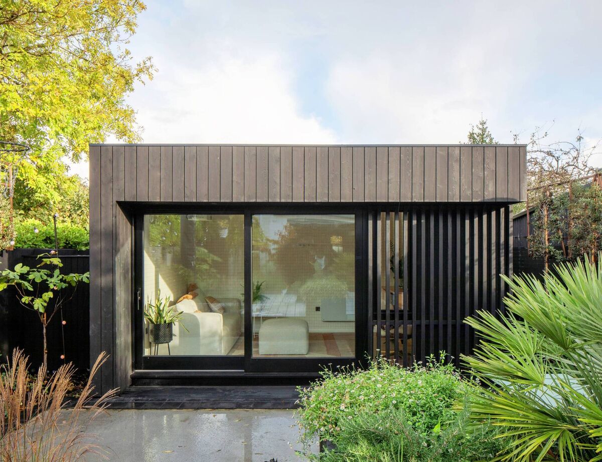 Moa offers quality turnkey studios in architectural styling with a choice of cladding, floors and triple glazing as standard. This model starts at €41,500 inclusive of VAT and includes all works with exception of painting and the connection of electricity to the studio; moa.ie. 