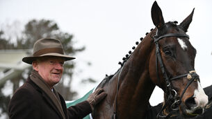 <p>Majborough won the Goffs Irish Arkle Novice Steeplechase (Grade 1) for Willie Mullins. Pic: Healy Racing</p>