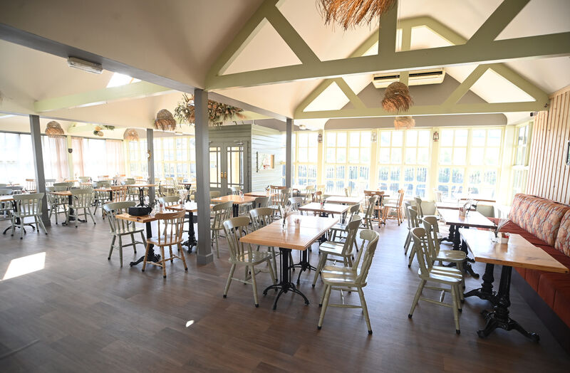 Indoor dining area. John and Kiera Buckley at The Boathouse overlooking the River Lee at Dripsey, Co Cork. Picture: Larry Cummins Indoor dining area. John and Kiera Buckley at The Boathouse overlooking the River Lee at Dripsey, Co Cork. Picture: Larry Cummins