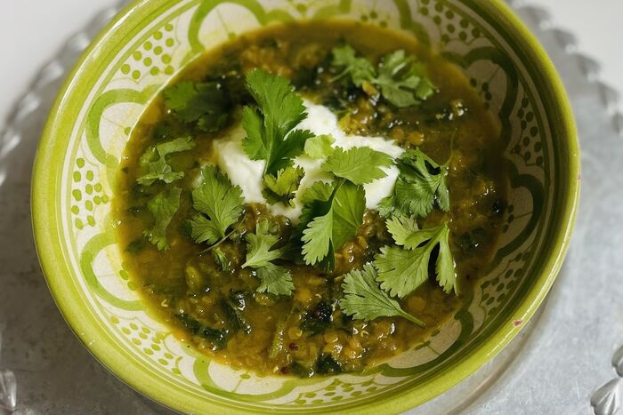 Indian Spiced Stinging Nettle Soup
